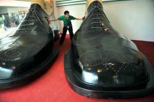 世界一大きい靴 人と比較