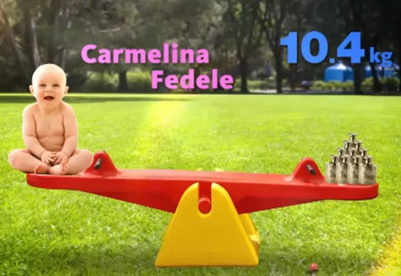 世界最大の赤ちゃん　Carmelina Fedele