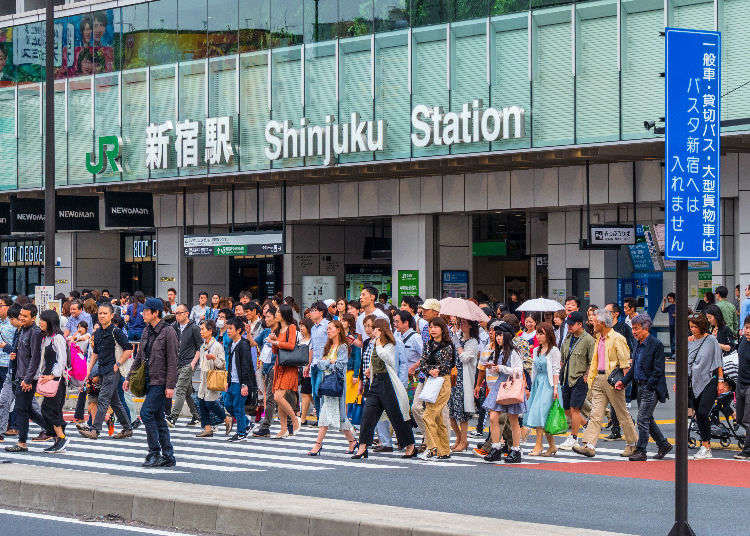 世界一乗降客数の多い駅 新宿駅