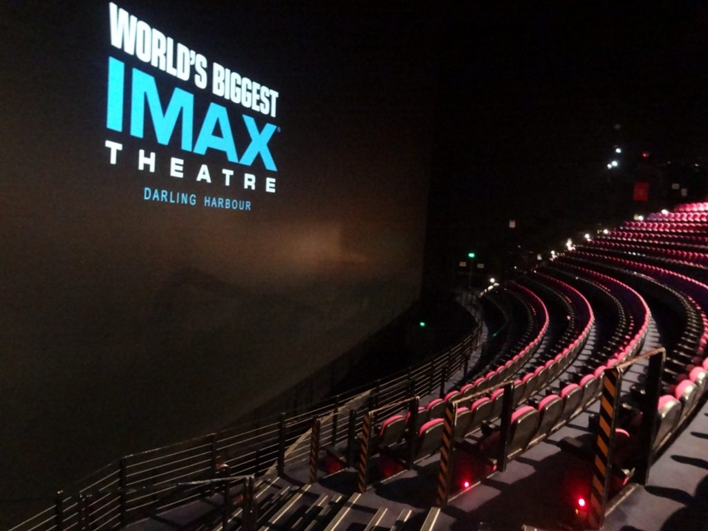 世界一大きいスクリーンの映画館　IMAX Theatre Sydney