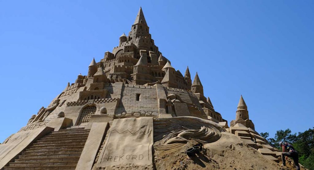 世界一大きい砂のお城　ギネス認定